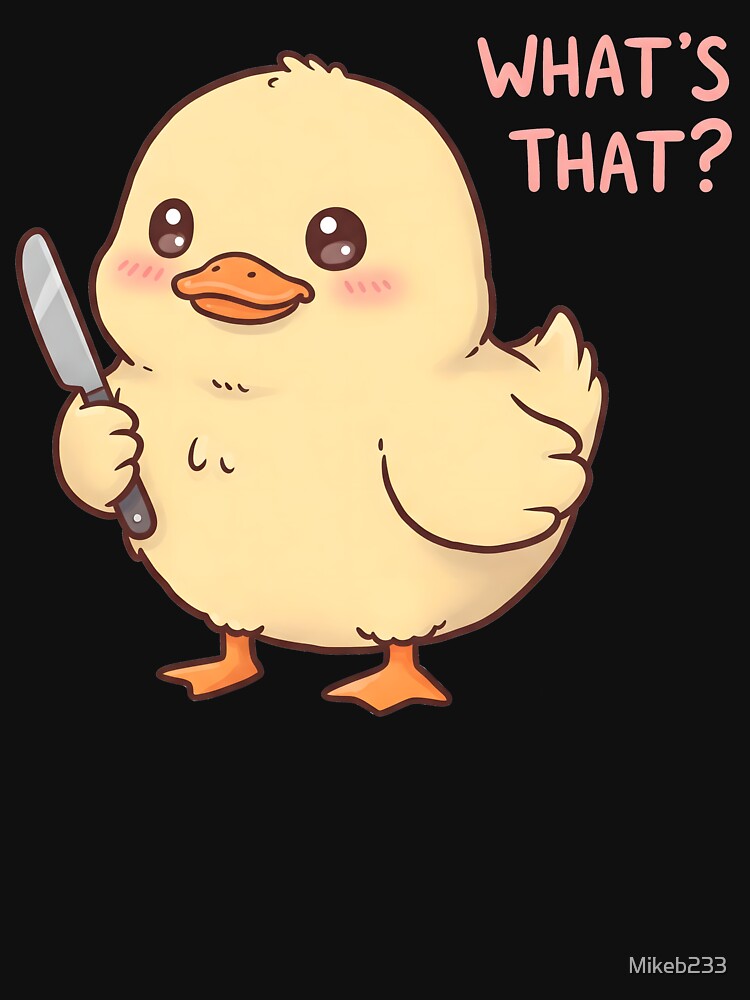 Cute Duck with Knife by Mikeb233