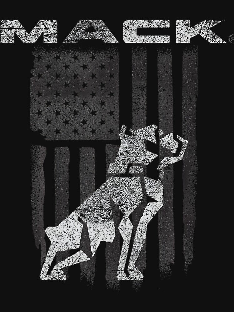 Mack Trucks Mack The Bulldog With American Flag Trucker | Perfect Gift For You And Friends by Matrix1992