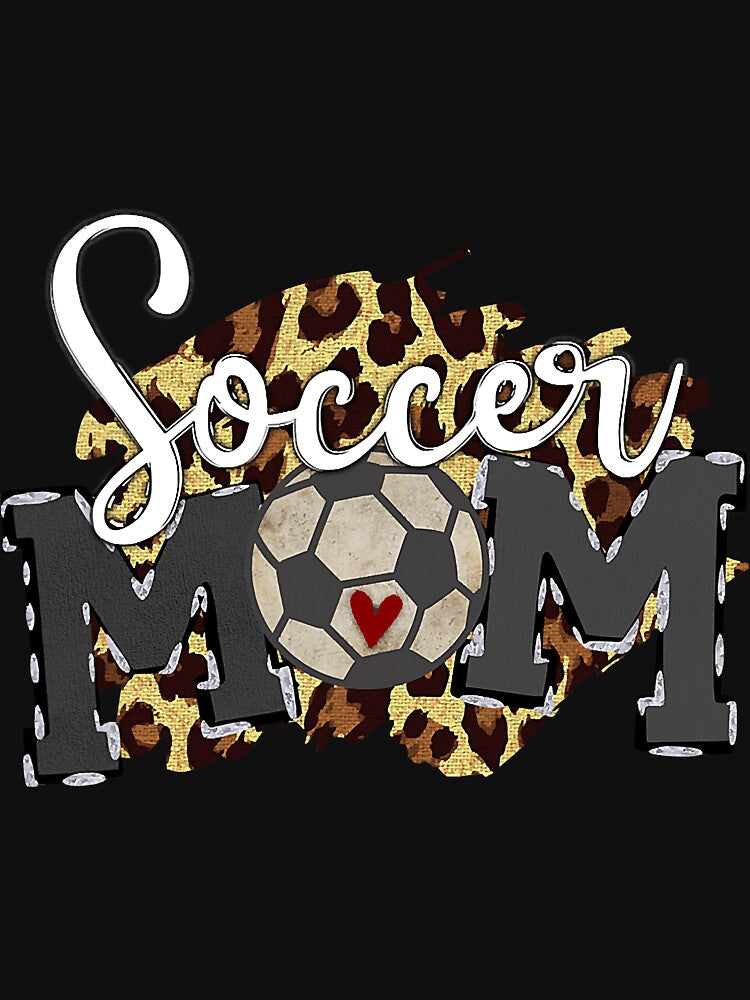Soccer Mom Leopard Soccer Mama Funny by BundlerVq