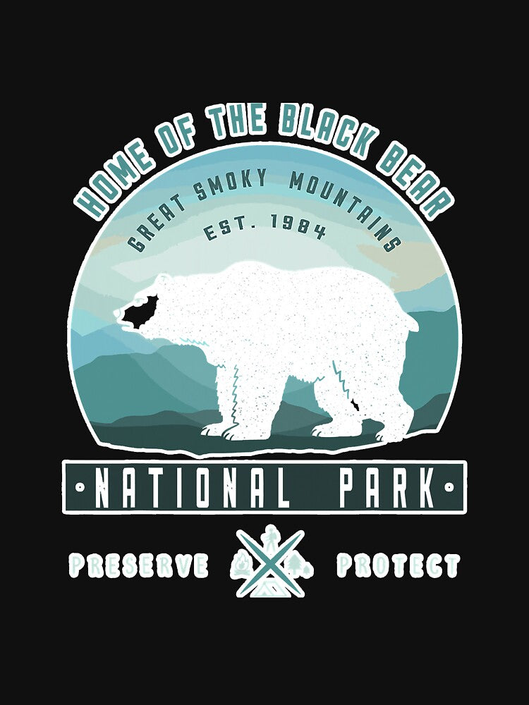 Vintage National Park Great Smoky by SkyCloudBlue