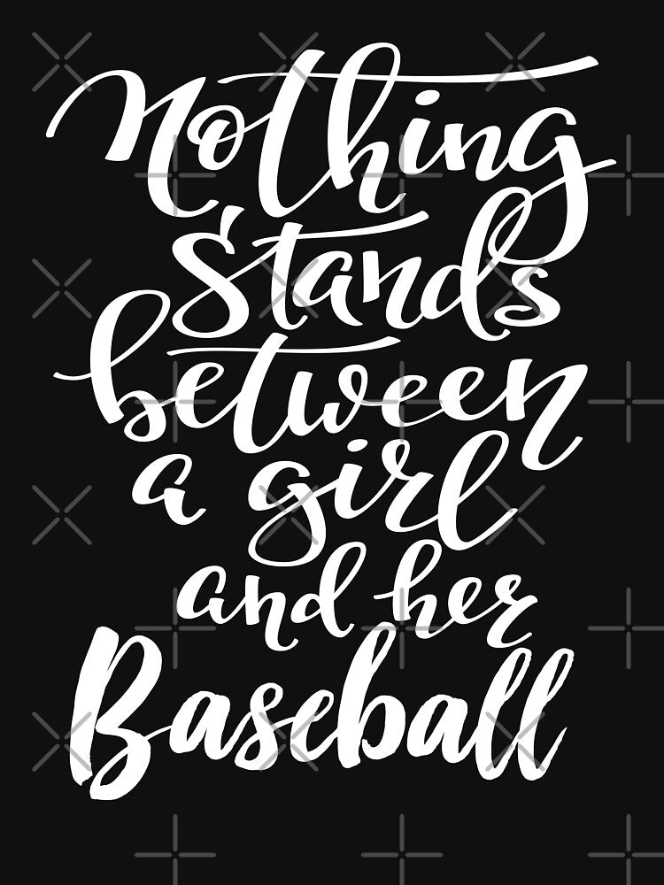 Nothing Stands Between A Girl And Her Baseball by ProjectX23