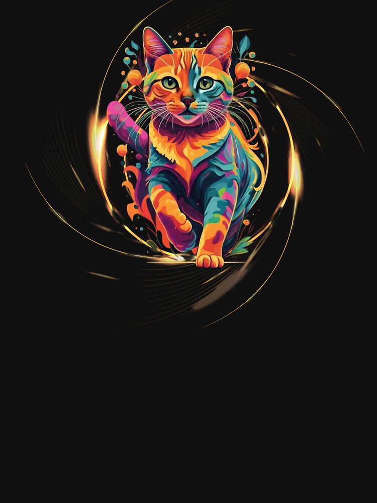 kitten running to play by Moris-shop