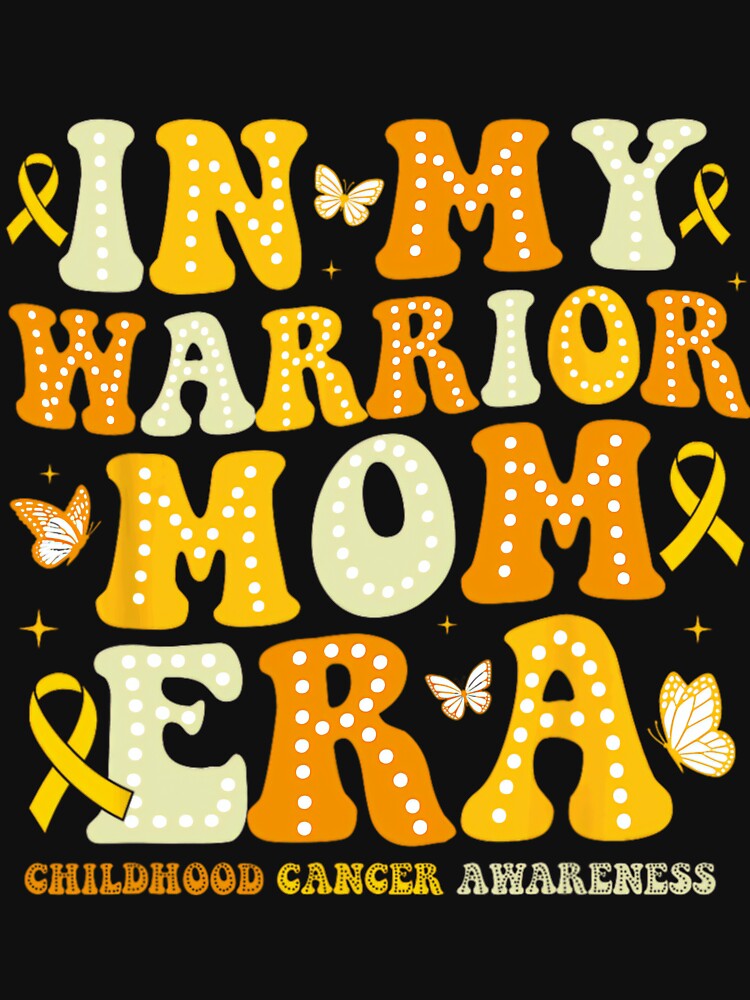 Childhood Cancer Awareness For Women, For Girl, Gift For Warrior Mom by RussellSosaC