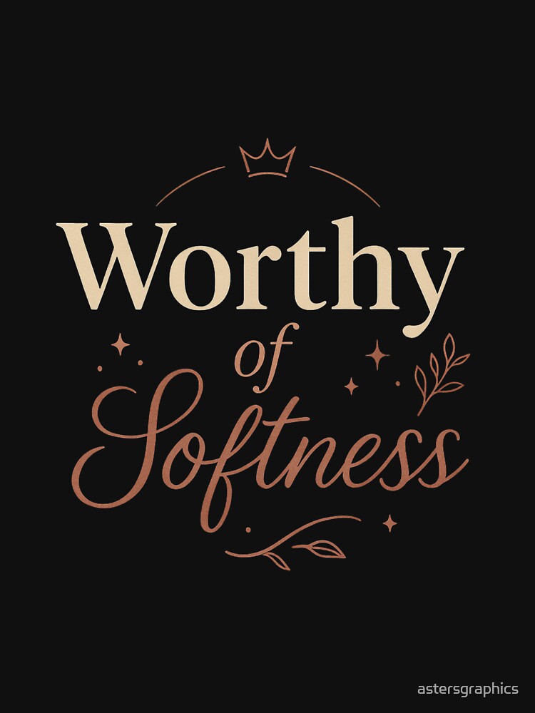Worthy of Softness – Royal Feminine Healing & Identity Design by astersgraphics