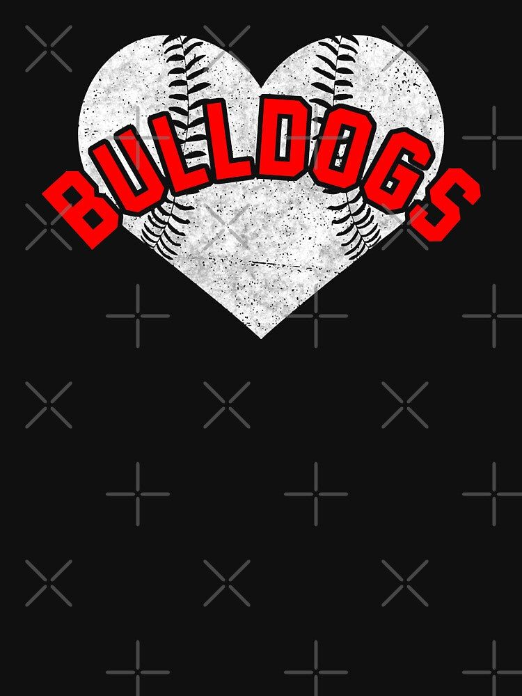 Bulldogs Baseball Softball High School Team Mascot Mom by MichelSorour