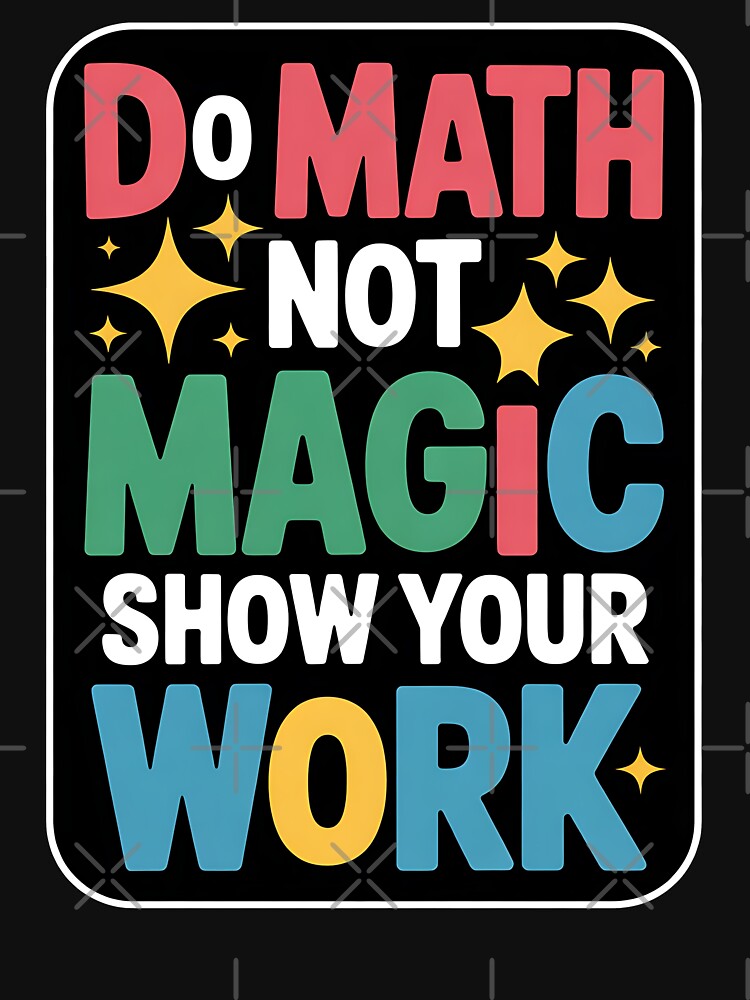 Do Math Not Magic Funny Math Teachers First Day of School by BakeryDozen