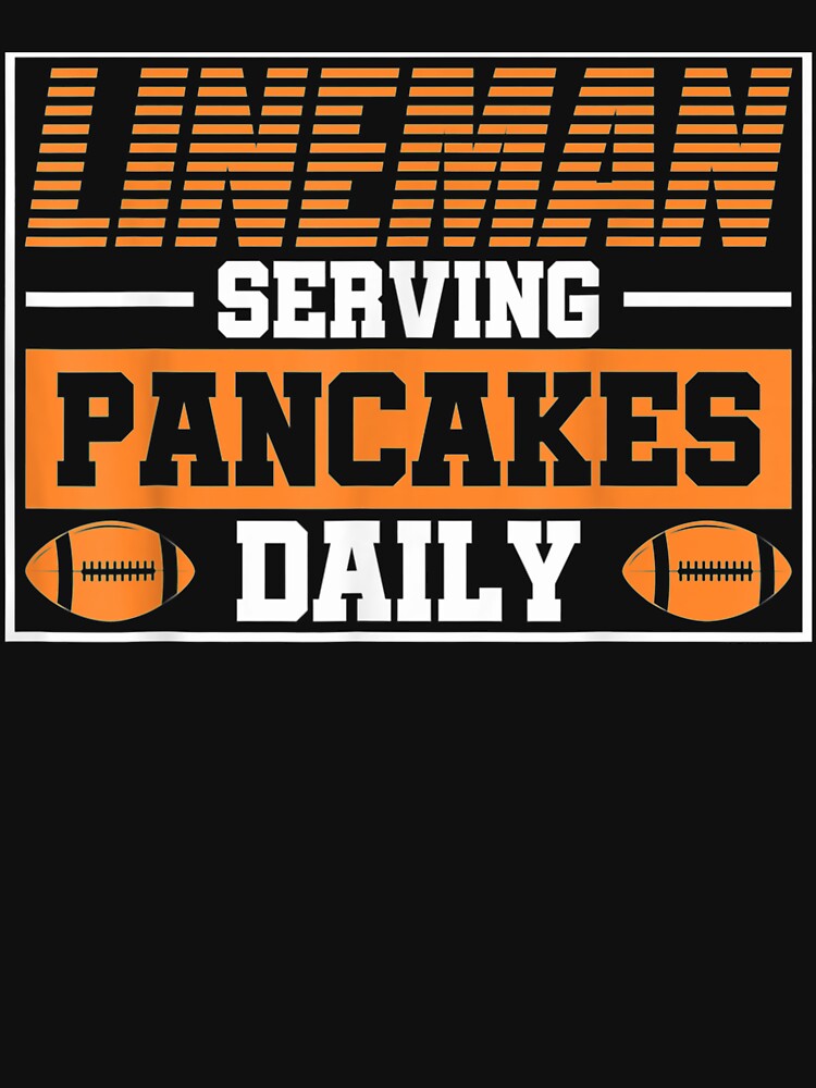 Pancake Lineman Serving Pancakes Lineman by vivanbess