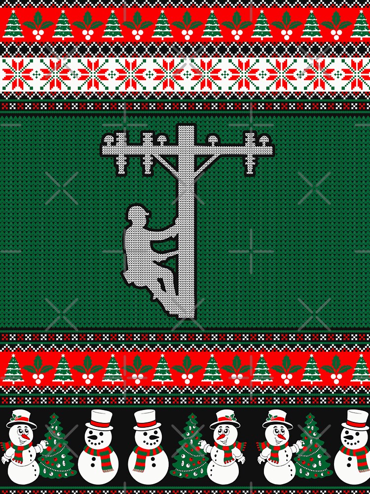 Lineman ugly xmas gift by BrennaEirlys