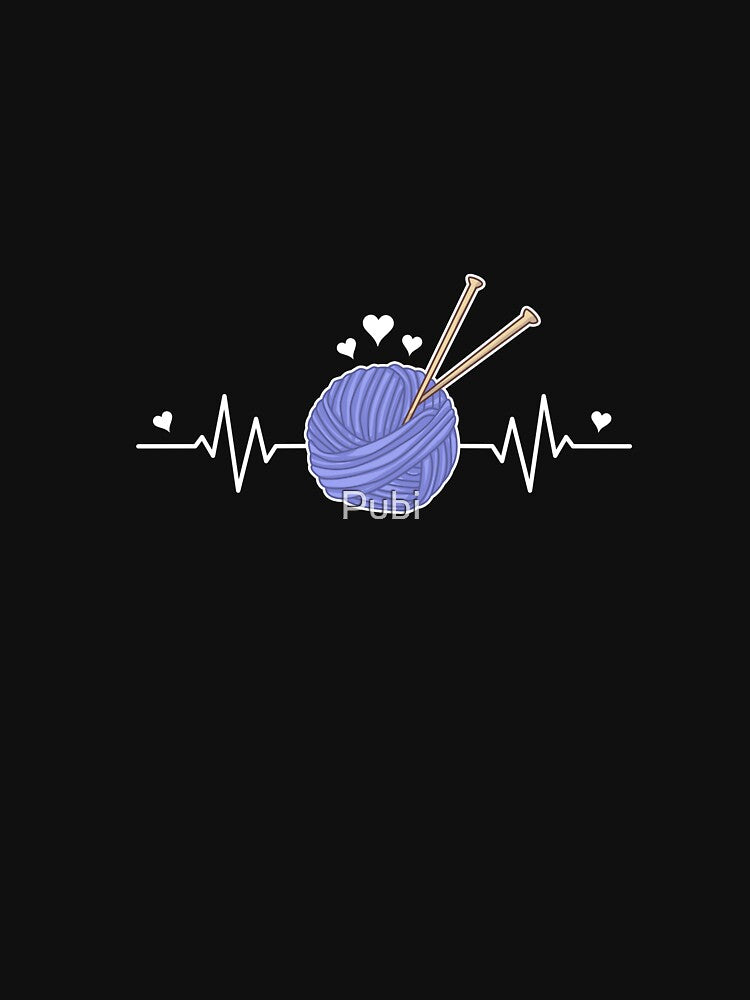 Crocheting Knitting Sewing Heartbeat by Pubi