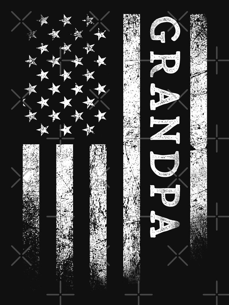 Grandpa American Flag Grandpa Gifts Patriotic Father's Day by alice12S56