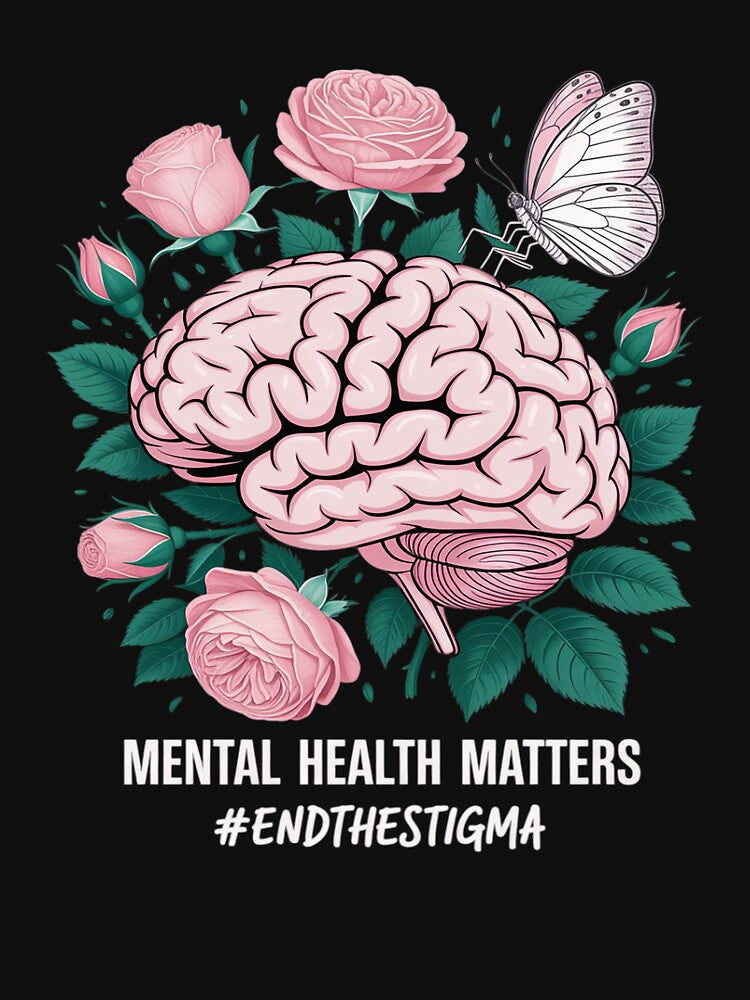 End The Stigma Mental Health Mental Awareness by PeteHomenick