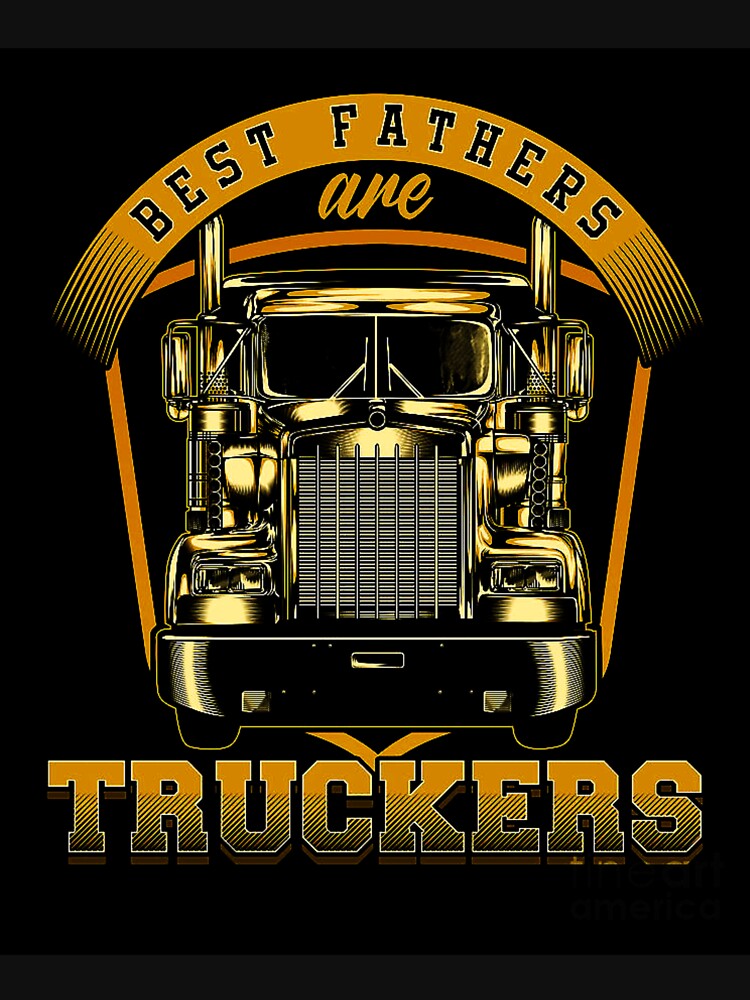 Husband Dad Trucker Legend Illustration by Mitar70