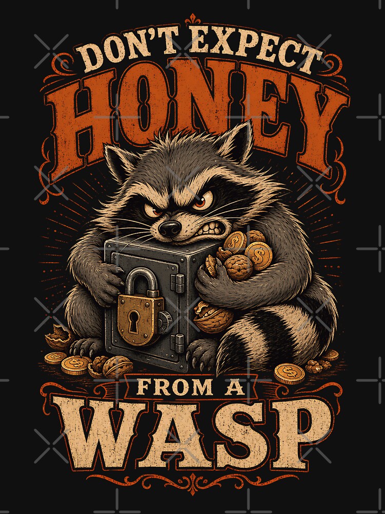 Don't Expect Honey From a Wasp – Greedy Raccoon Dark Humor by CalmDownZone ⭐️⭐️⭐️⭐️⭐️