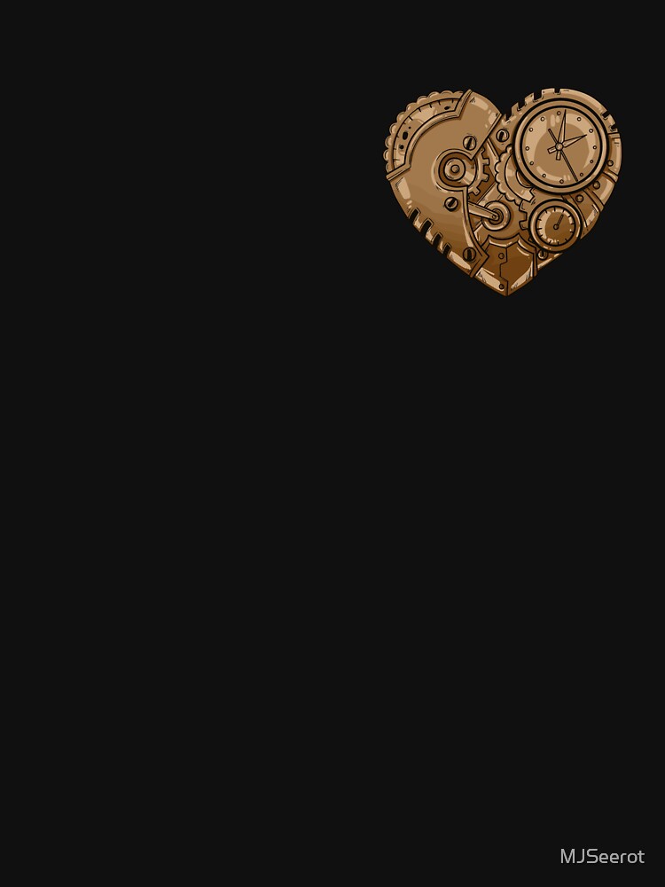 An engineer's heart steampunk mechanical heart clock by MJSeerot