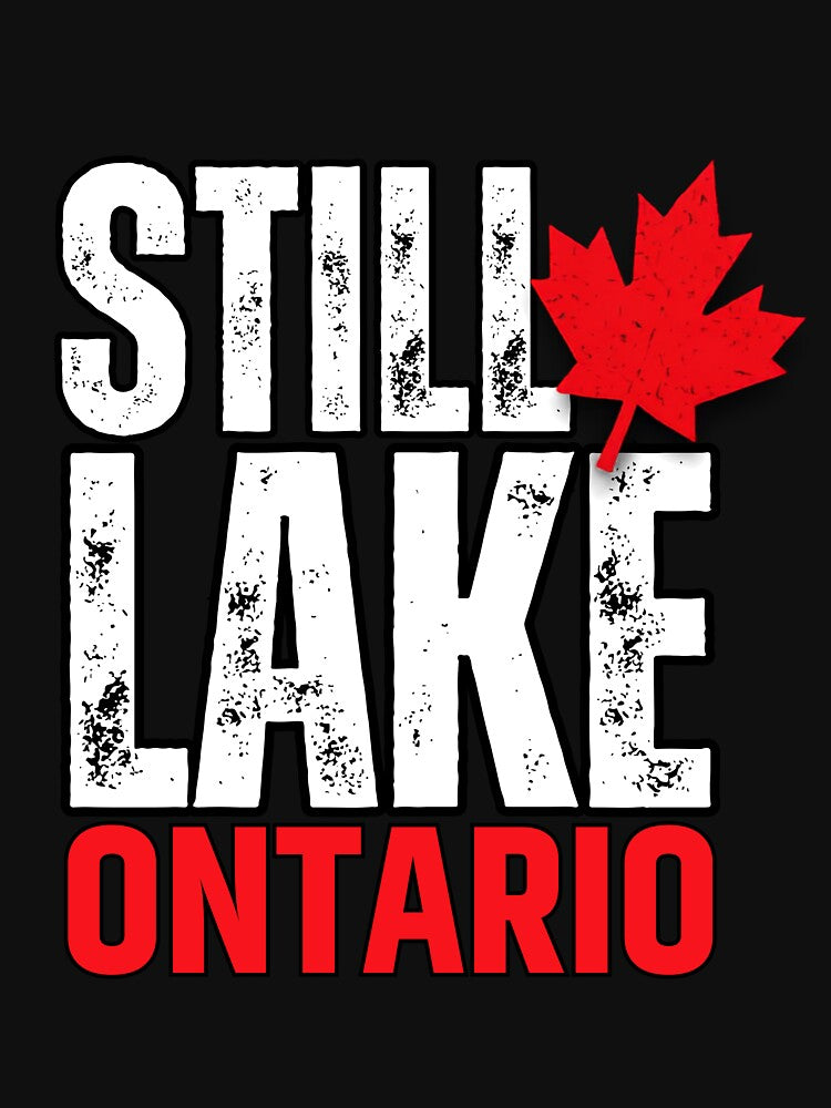 Still Lake Ontario Canadian Maple Leaf by LeSoniPapaPrint