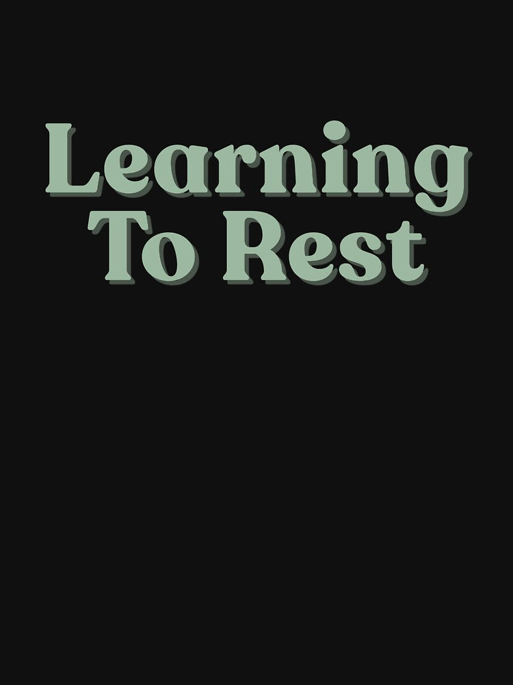 Learning to Rest – Soft Vintage Wellness Typography by VinciLab