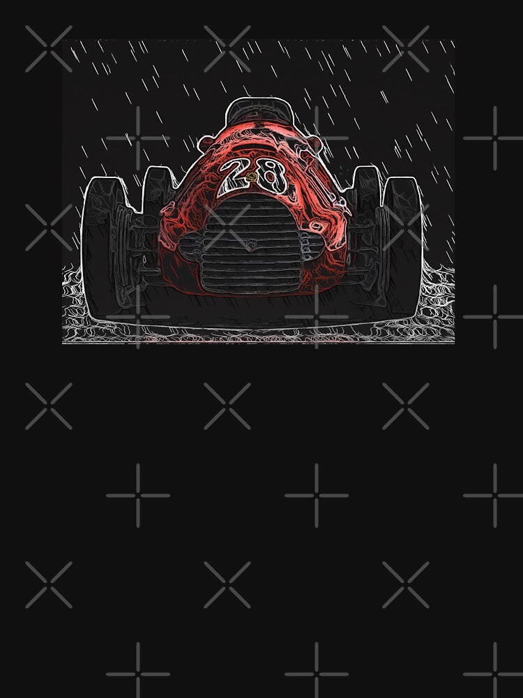 Formula Racing Red Rain Man by Family4 Art Designs