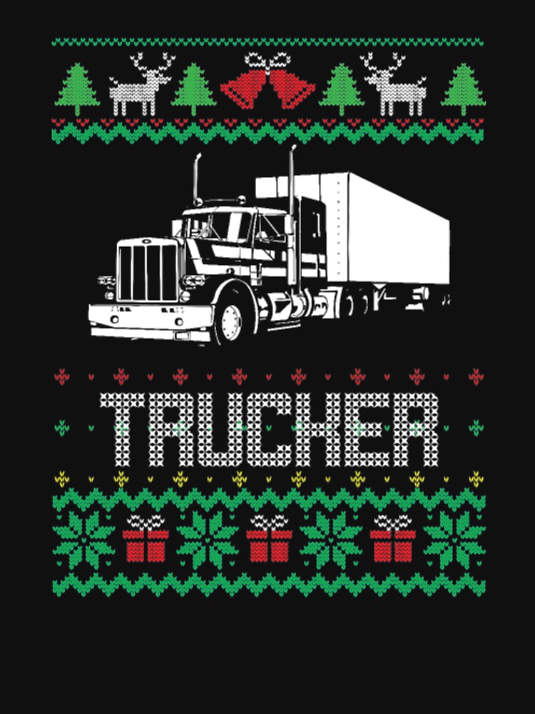 Trucker Ugly Christmas Gifts by ClamenTaon