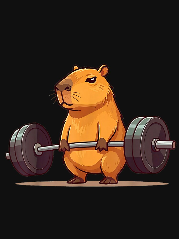 Capybara Funny Fitness Capy Lover Men Women Kids Art for Men Women Kids , Capybara Gift Lover by DZIRI NAJAT