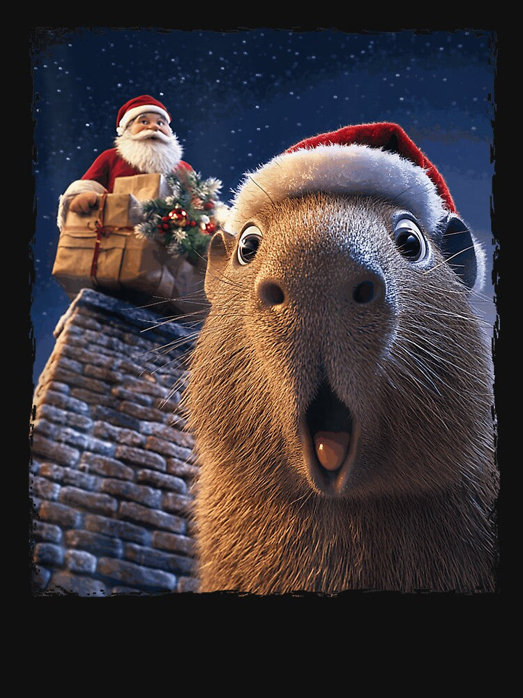 Capy ugly christmas Santa by BASKF