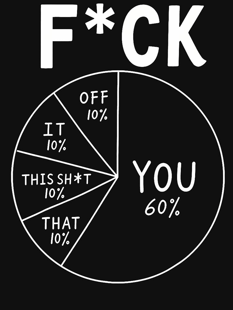 F*CK YOU 60% OFF 10% IT 10% THIS SH*T 10% THAT 10% by JamesCrArt