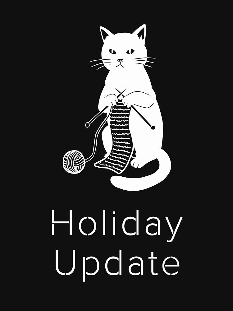Holiday Update | Knitting Cat | Funny Cat Operating System by ContigoART