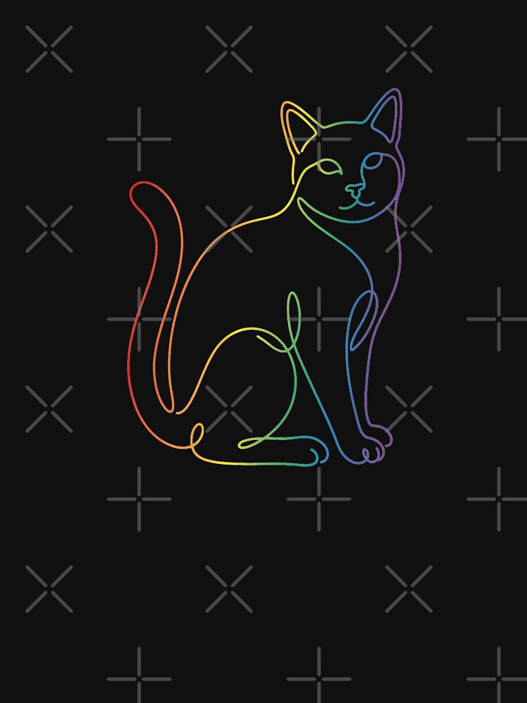 Minimalist cat drawing by Creative_verse108
