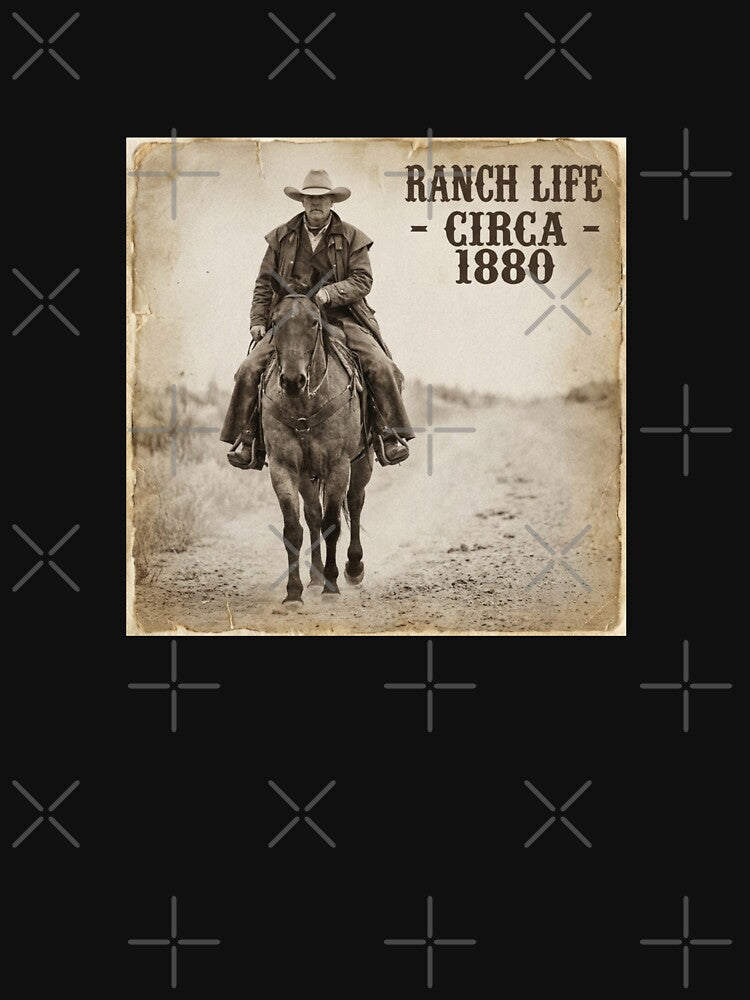 Ranch Life Circa 1880 – Vintage Cowboy Western Aesthetic by sedyCompany