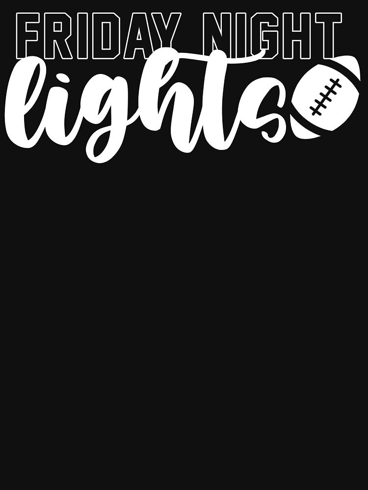 Friday Night Lights Football Game Day Spirit by AutonomousN