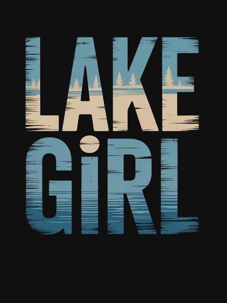 Lake Girl or Wife Mama Mom Life Boating Fishing Camping by Sandrhaus