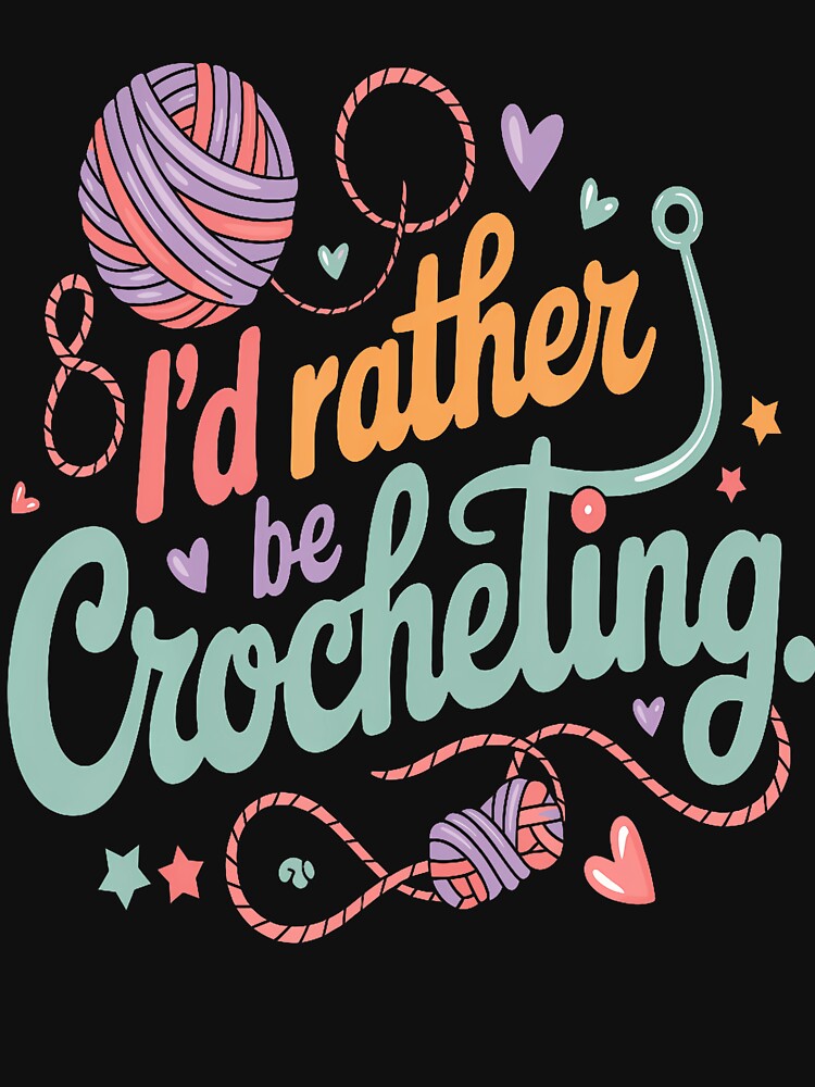 Funny Crochet Lover Knitting Yarn Crocheter by RosaliaAmber