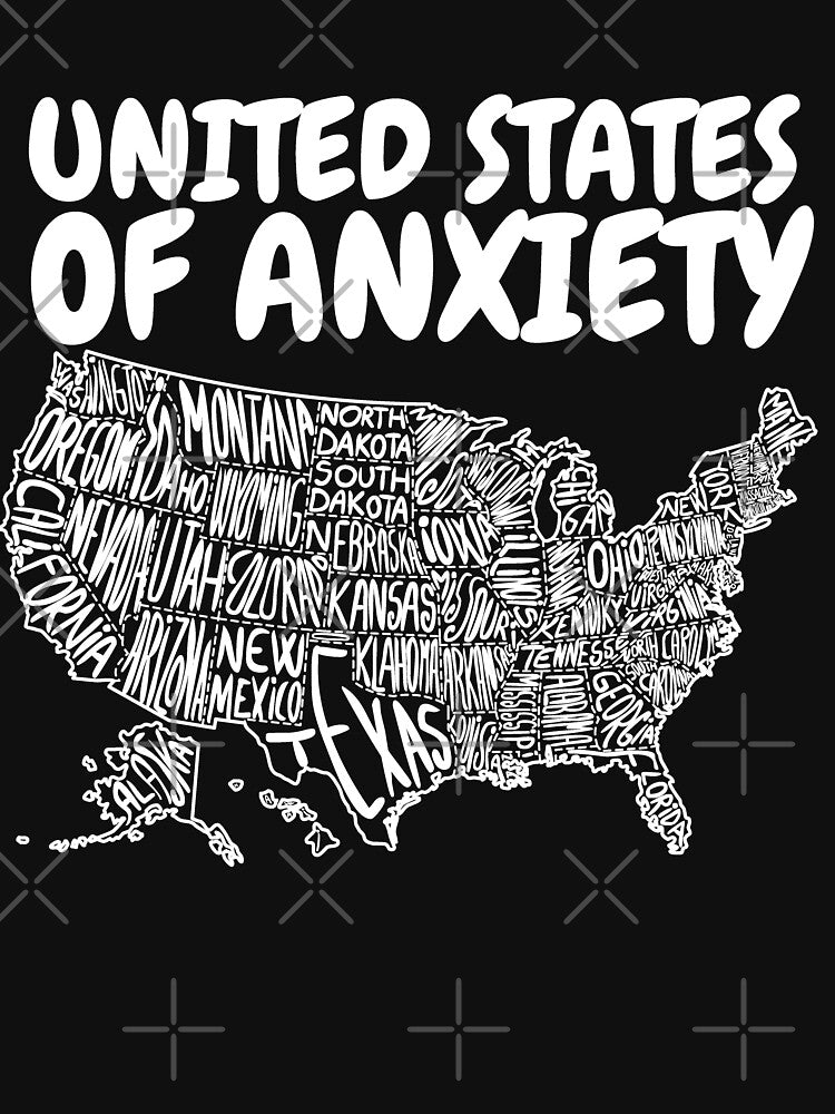 United States of Anxiety by Hananiah Merch