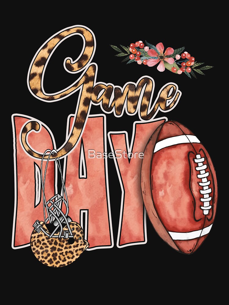 Cute Football Leopard Game Day by BaseStore