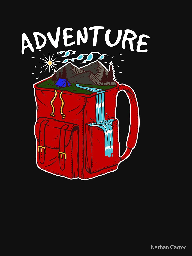 Adventure Shirt, Hiking T Shirt, Camping Shirt, Adventure Lover Shirt, Travel Shirt, Outdoor Shirt, Nature Lover Shirt by CatchUriDesigns