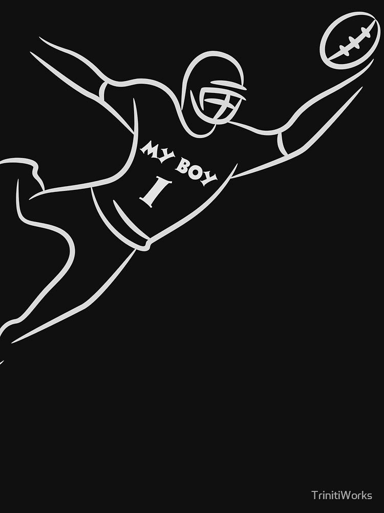 'My Boy' Football Mom's Tshirt And Accessories by TrinitiWorks