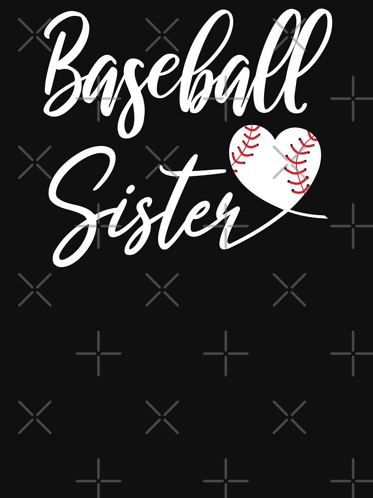 Baseball Sis Cute Baseball Sister by Lulaggio