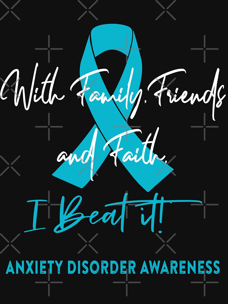 Anxiety Disorder Warrior - With Family, Friends, and Faith - I BEAT IT! by Robbsyn