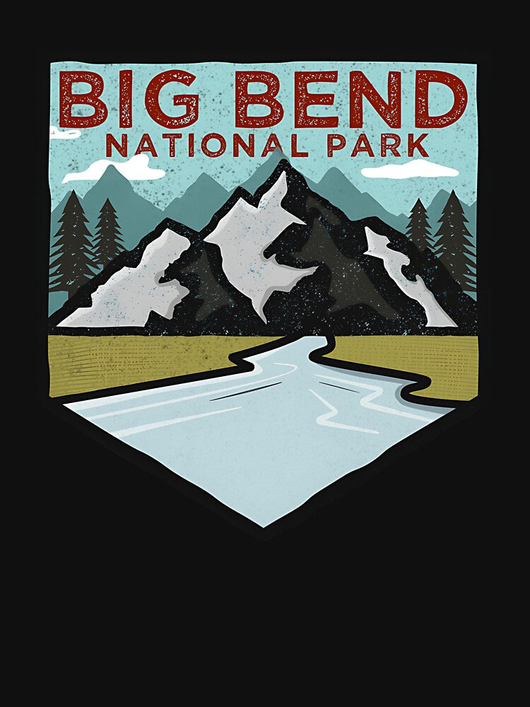 Vintage Big Bend National Park Gift by Ilyayao