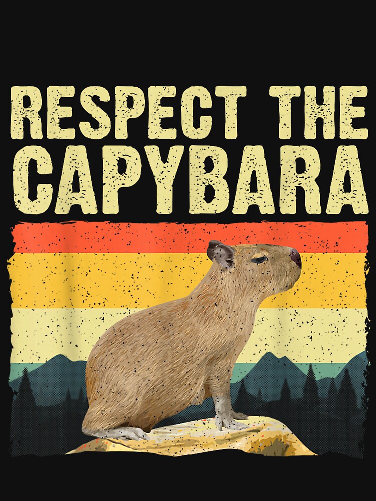 Capybara Art For Men Women Kids Rodent Animal Lover Capybara Art for Men Women Kids , Capybara Gift Lover by DZIRI NAJAT