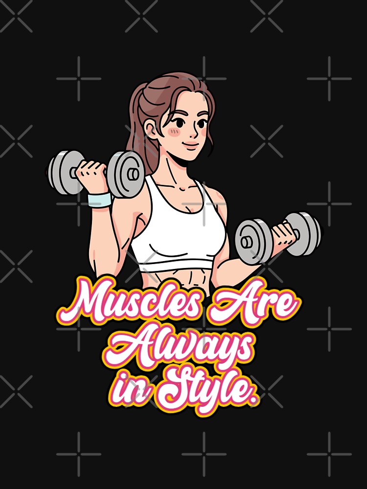 Girl in the Gym Legacy  ver 7b| Vintage Fitness Workout Aesthetic | Gym Motivation Apparel by mndesignworx