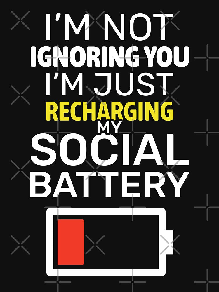 Low Social Battery Humor for Introverts by BoundlessWorks
