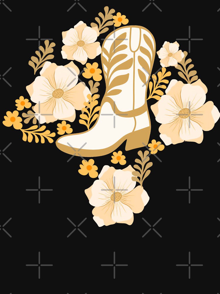 Coastal Cowgirl Pastel Western Boots Seamless Pattern by Clara Fruggeri