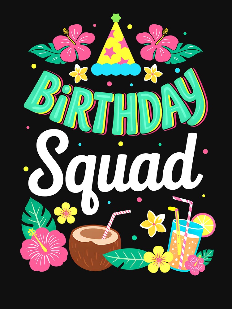 Hawaii Birthday Squad Aloha Hawaiian Luan Party by KarimSoCute