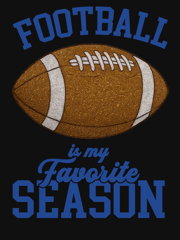 Glitter Football Season T-Shirt by LashondaGreen89