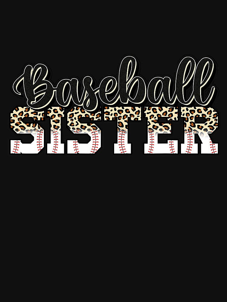 Baseball Sister Leopard Women Girls Mother's Day by Helbon-art