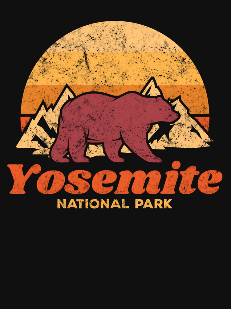 Vintage Bear Yosemite National Park by Ilyayao