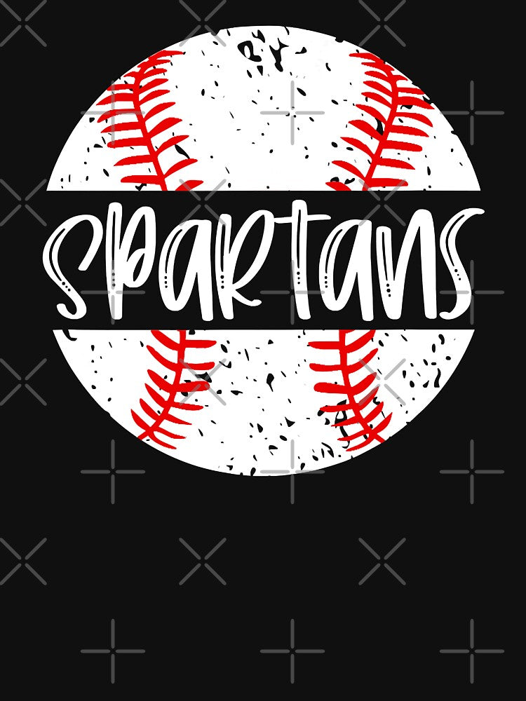 Spartans Baseball Team Mascot School Spirit Game Day by MichelSorour