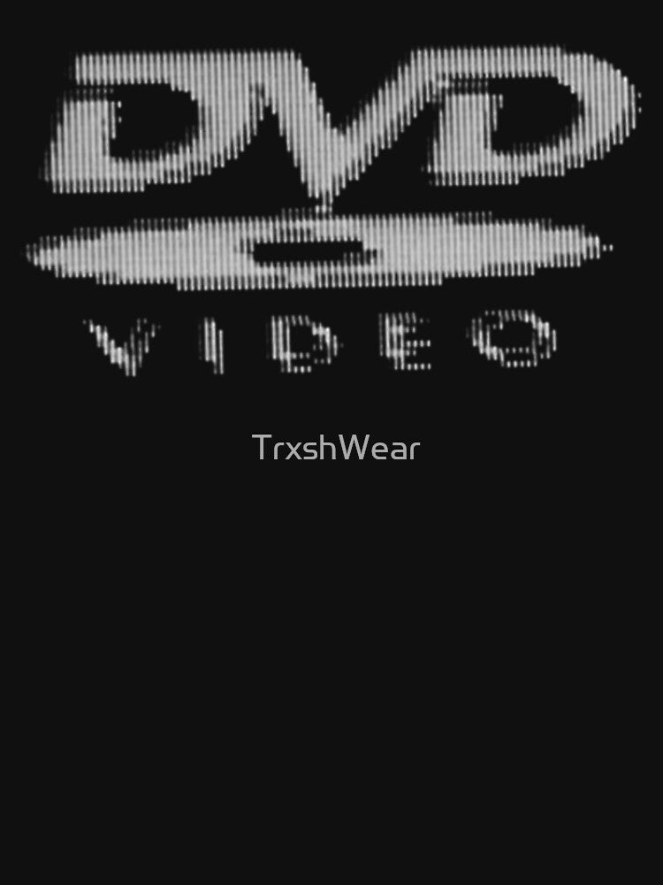 Gray Retro DVD Video Logo Y2K Aesthetic 2000s Nostalgia Tech by TrxshWear