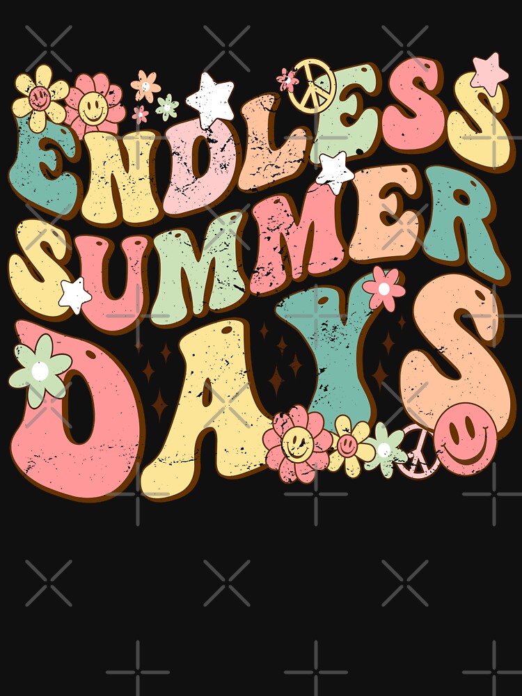 All Summer Day Vintage Retro Vibes Groovy by Jungle Hub