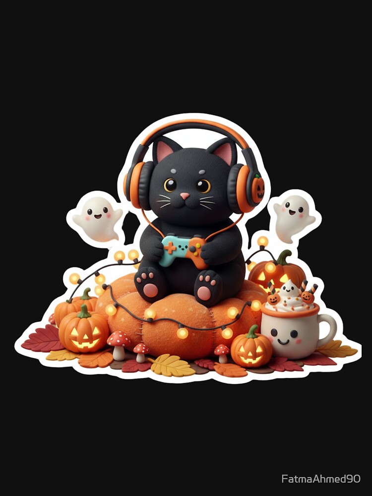 Cute Cat Gamer by FatmaAhmed90